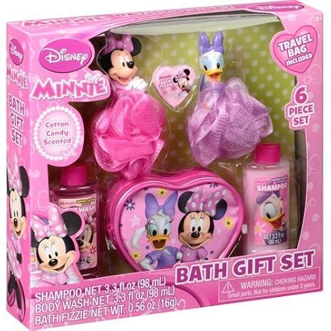 disney store minnie mouse pet bath set