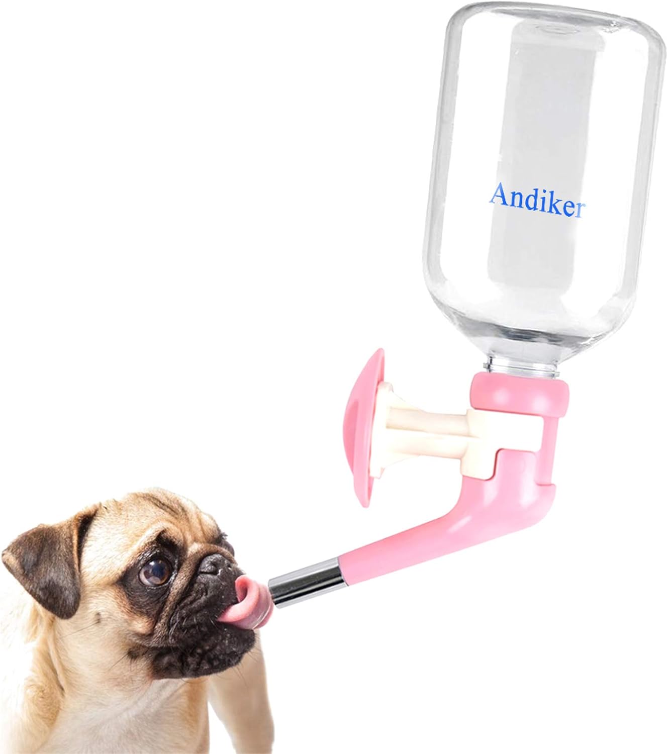 Andiker NoDrip Pet Water Dispenser,Dog Kennel Cage Water Bottle