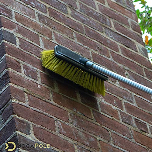 DocaPole 624 Foot Hard Bristle Brush Extension Pole 11” Scrub Brush