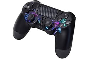 TYLOSAURUS Gaming Controller rcompatible with ps4/Black spider design/wireless connections/Gamepad/Dual Vibration shock/6-axis Gyro Sensor/Audio Function/For PS4/PS4 Pro/PS4 Slim/PC