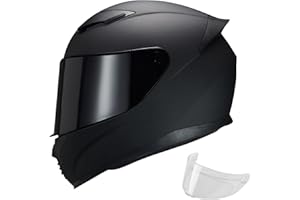 JQF Gear Full Face Motorcycle Helmet WS-607 DOT Approved Motorbike Racing Street Bike Helmets for Adults with Visor