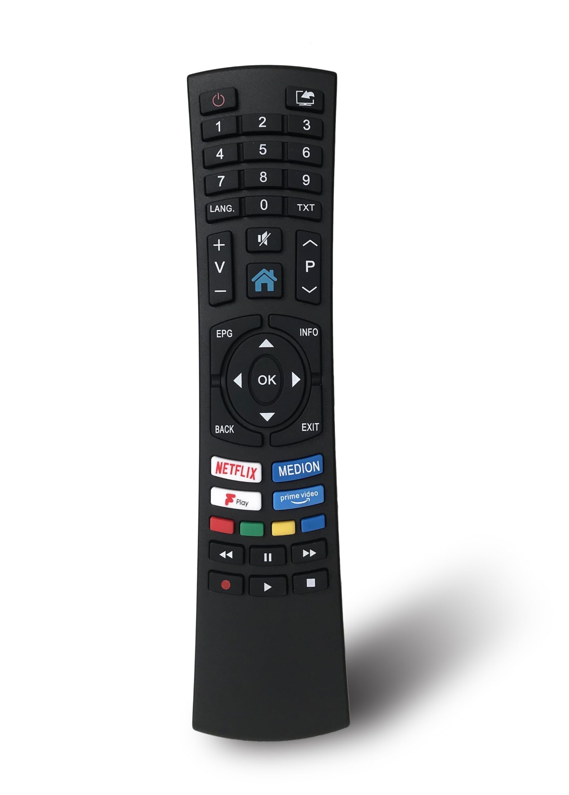 RC-1823 Universal Replacement Remote Control for RC1818 RC1822 Medion Smart HD TV MD-32060 MD-32036 MD-31373 MD-31382 MD-31437 MD-31420 MD-31510 LIFEX14020 LIFEX14321