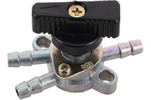 Ipetboom Motorcycle Gas Tank Petcock Shut Off Valve 3-Way Fuel Switch for ATV Dirt Bike Off-Road Utility