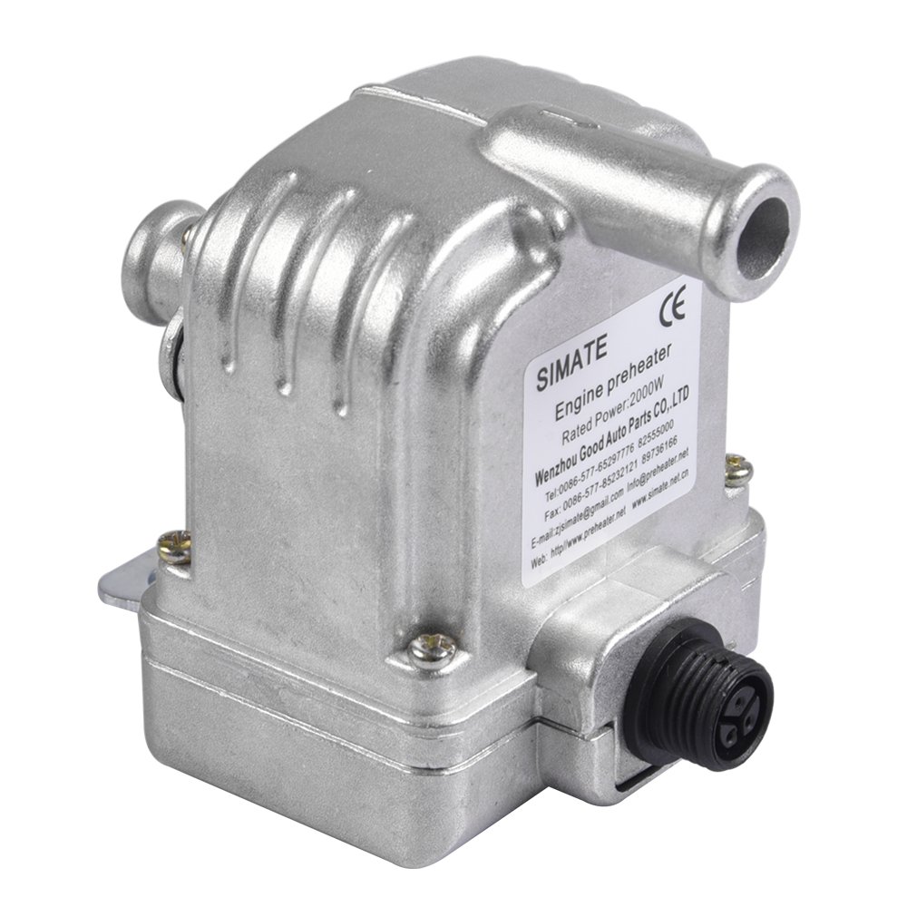Simate Car Engine Coolant Heater 230V/1500W Engine Preheater with Pump