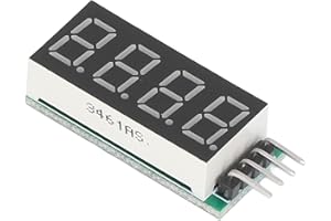 FAFEICY 4 Digit 7 Segment LED Display Module, I2C Interface, for DIY Electronics