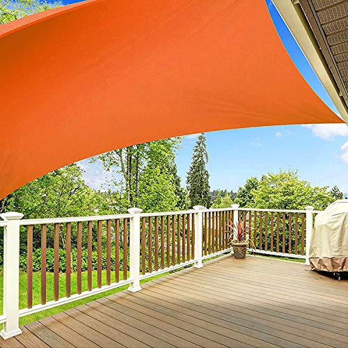 Rechteck Sonnensegel Sonnenschutz Garten 6.5x7m Windschutz mit UV Atmungsaktiv Sonnenschutz Sonnen-Wind-UV Schutz für…