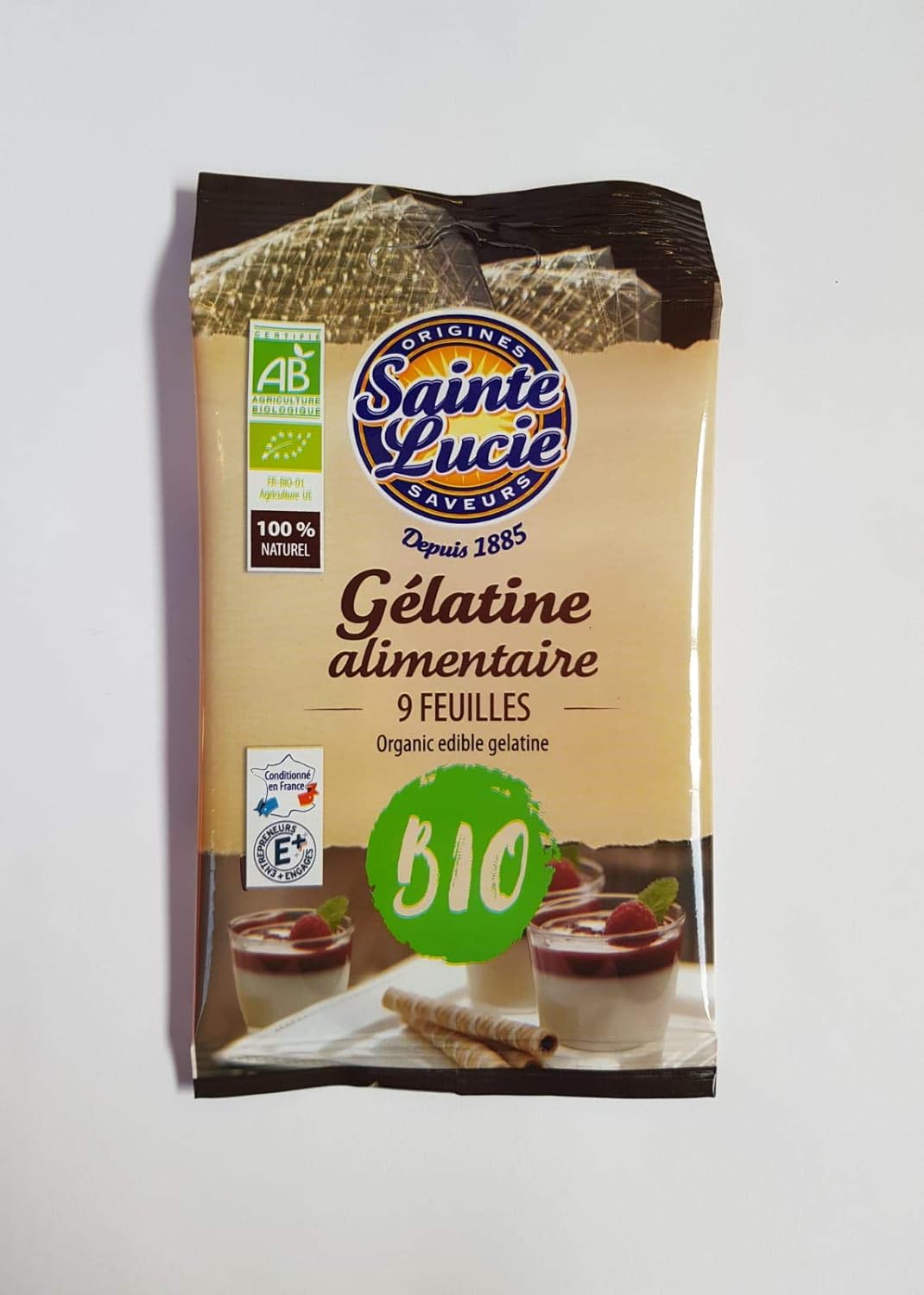 Organic Gelatine 9X Leaves Amazon.co.uk Grocery