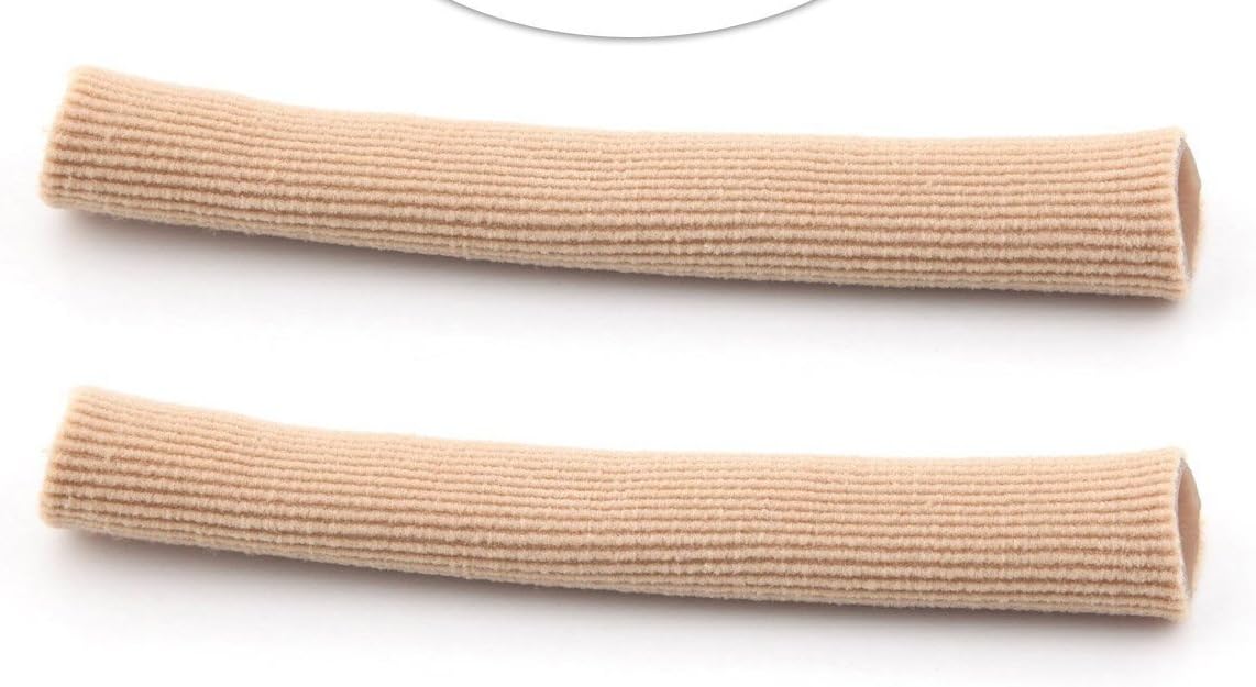 Toe Sleeves Protectors - Fabric Sleeve Protectors with Gel Lining Pad The Toes to Prevent Corn, Callus & Blister(S)