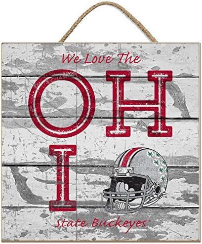 NCAA Ohio State Buckeyes Love My Team - Square