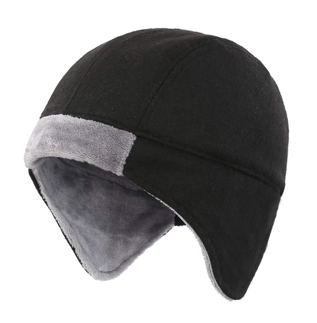 Buy Magracy Men's Fleece Lined Earflap Beanie Windproof Skull Cap