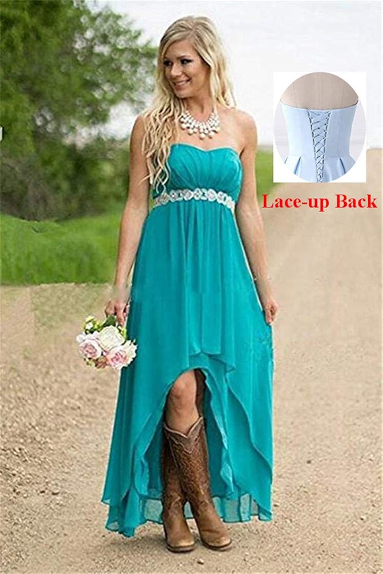 high low country bridesmaid dresses