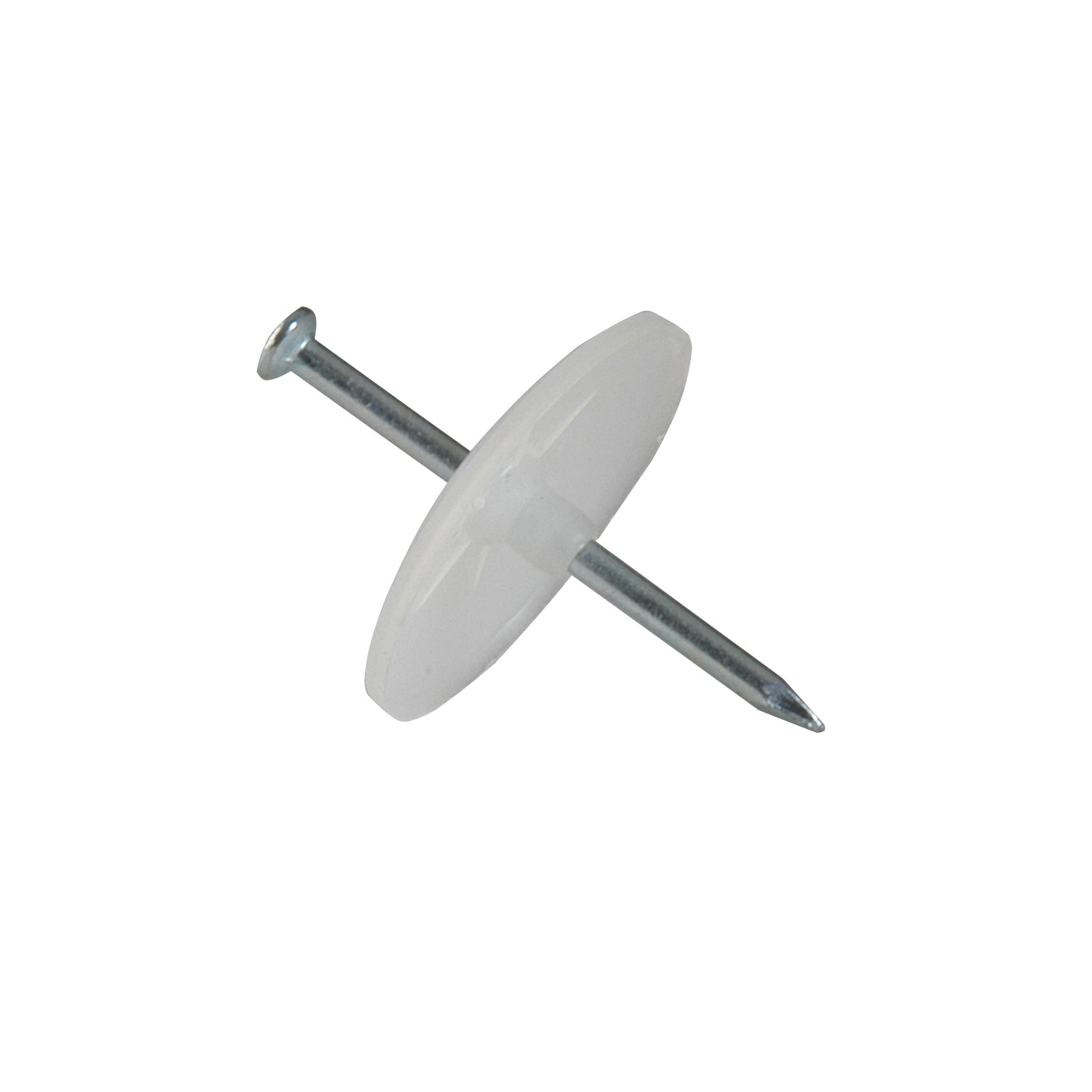 Unitec 45680 Mounting Clip with Nail 2 x 40 mm Pack of 50