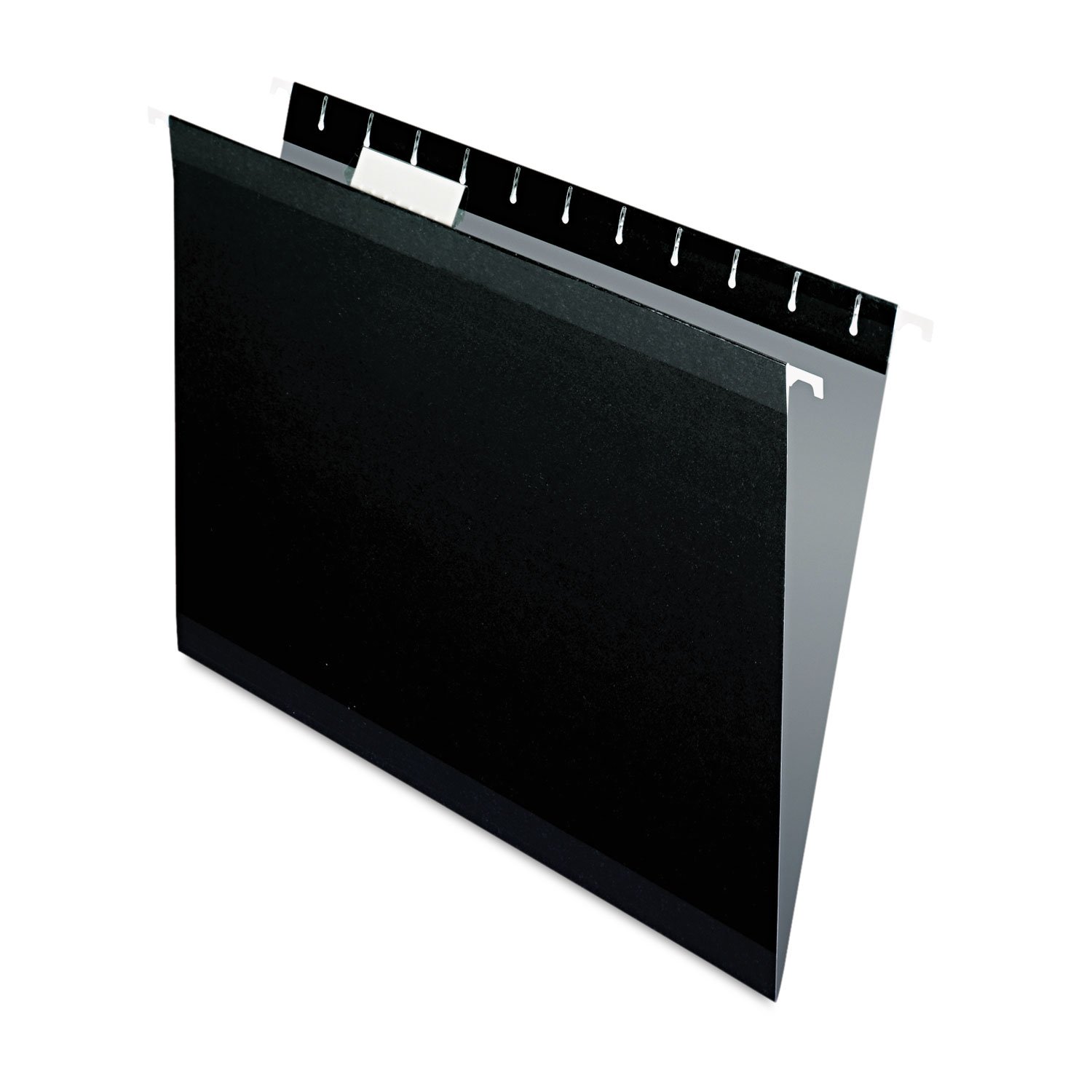 Pendaflex Reinforced Hanging File Folders, Letter Size, Black, 1/5 Cut, 25/BX (4152 1/5 BLA)