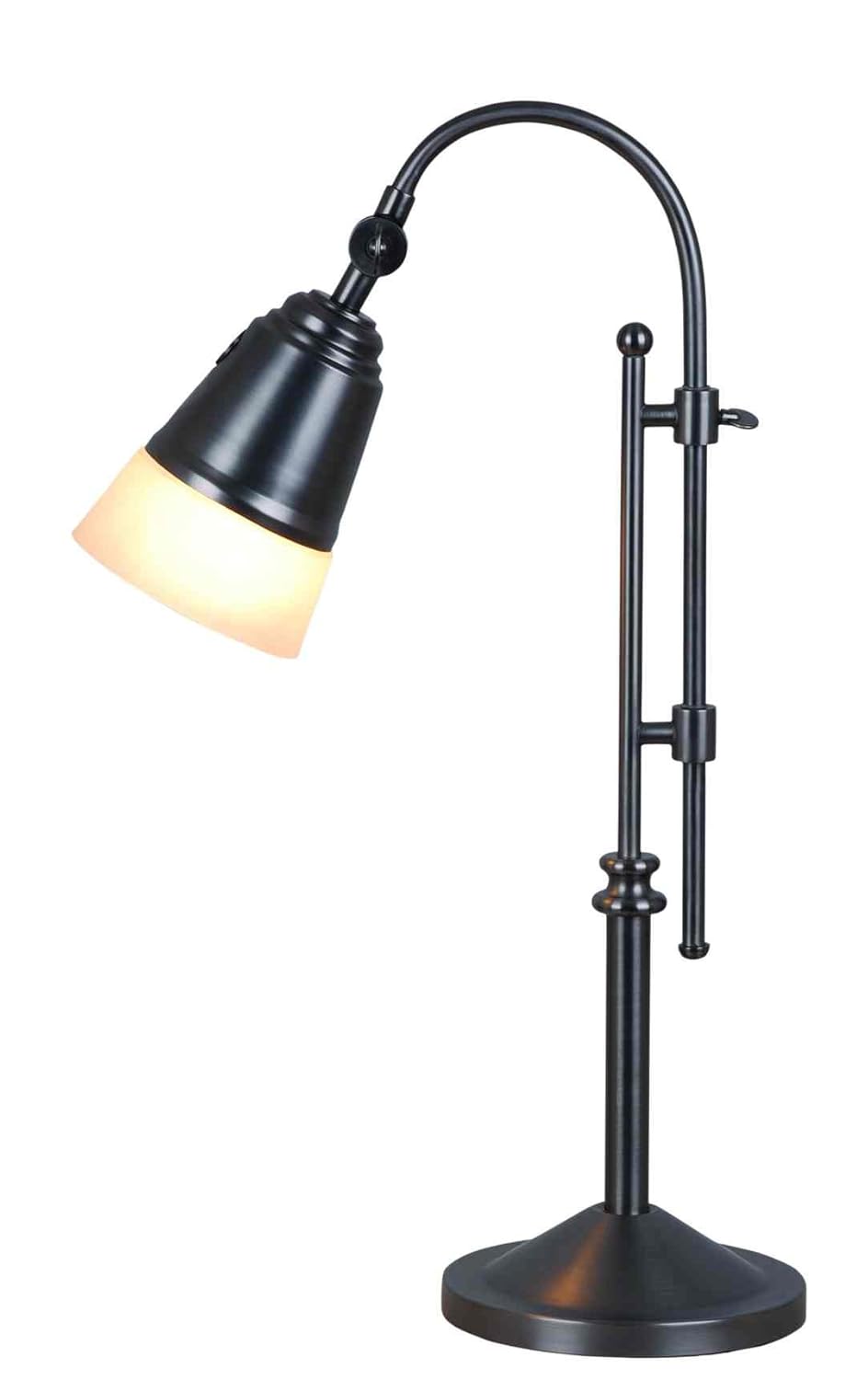 Tensor Full Spectrum Brushed Pewter Adjustable Desk Lamp