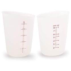Hedume Set of 4 Silicone Flexible Measuring Cups