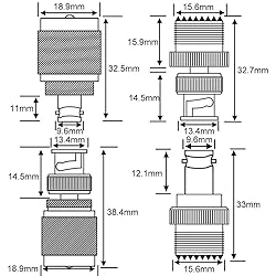 onelinkmore PL259 SO239 to BNC Adapter Kit Coaxial