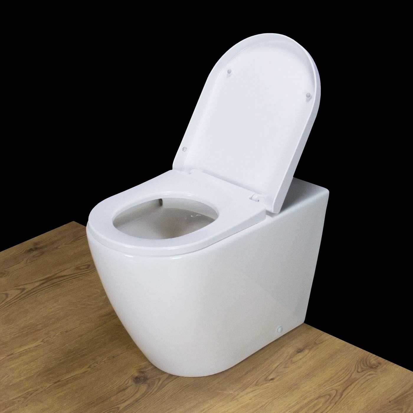 KLARA Toilet WC Back To Wall Pan Extra Height Disabled White Soft