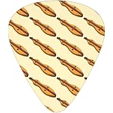 Classic Guitar Picks (12-Pack) for Eectric Guitar, Acoustic Guitar, Mandolin And Bass (One Size, Dulcimer)