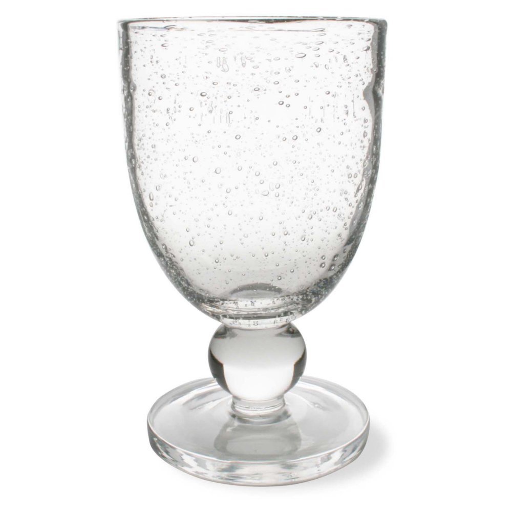 Tag Bubble Glass Goblet, Clear, 6 Count Goblets & Chalices