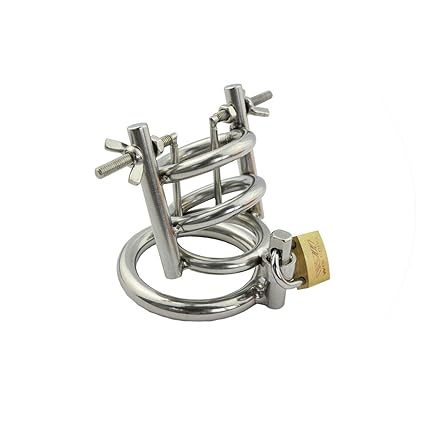 Adult Toy Chest Lock Stainless Steel Male Chastity Device Plug Urethral Sounding Cages Pneis Cage Sex Toys Man,45mm