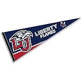 College Flags & Banners Co. Liberty Flames Pennant Full Size Felt