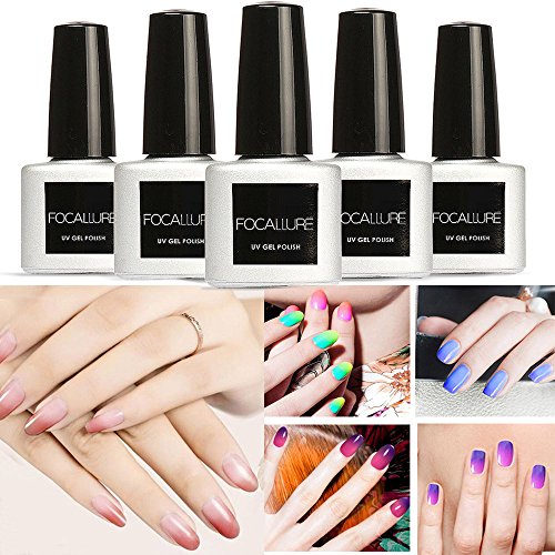 Oksale® 7ML Temperature Change Gel Nail Polish Nail Art Gel Polish UV LED Gel/30 Colors (T25) - Thumbnail 4