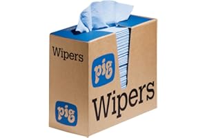 NEW PIG CORPORATION New Pig PR40 All-Purpose Wipers - 12 boxes of 75 wipers - Each wiper is 9.5" x 16" - WIP231