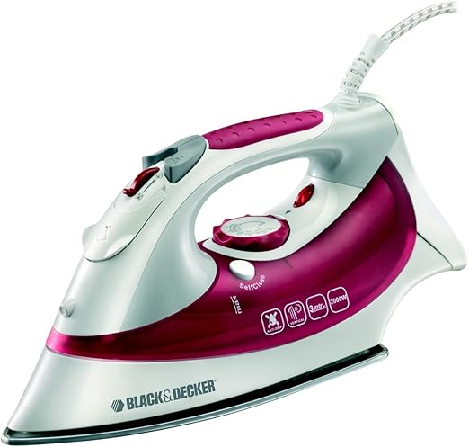 Black+Decker XT2040 - Plancha de vapor, 2000 W, color blanco y ...