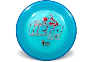 Hero Disc USA Superhero 235 K9 Candy Plastic Dog Disc, Outdoor Dog Toy and Pet Disc, Puncture Resistant Dog Flying Disc (Blue)