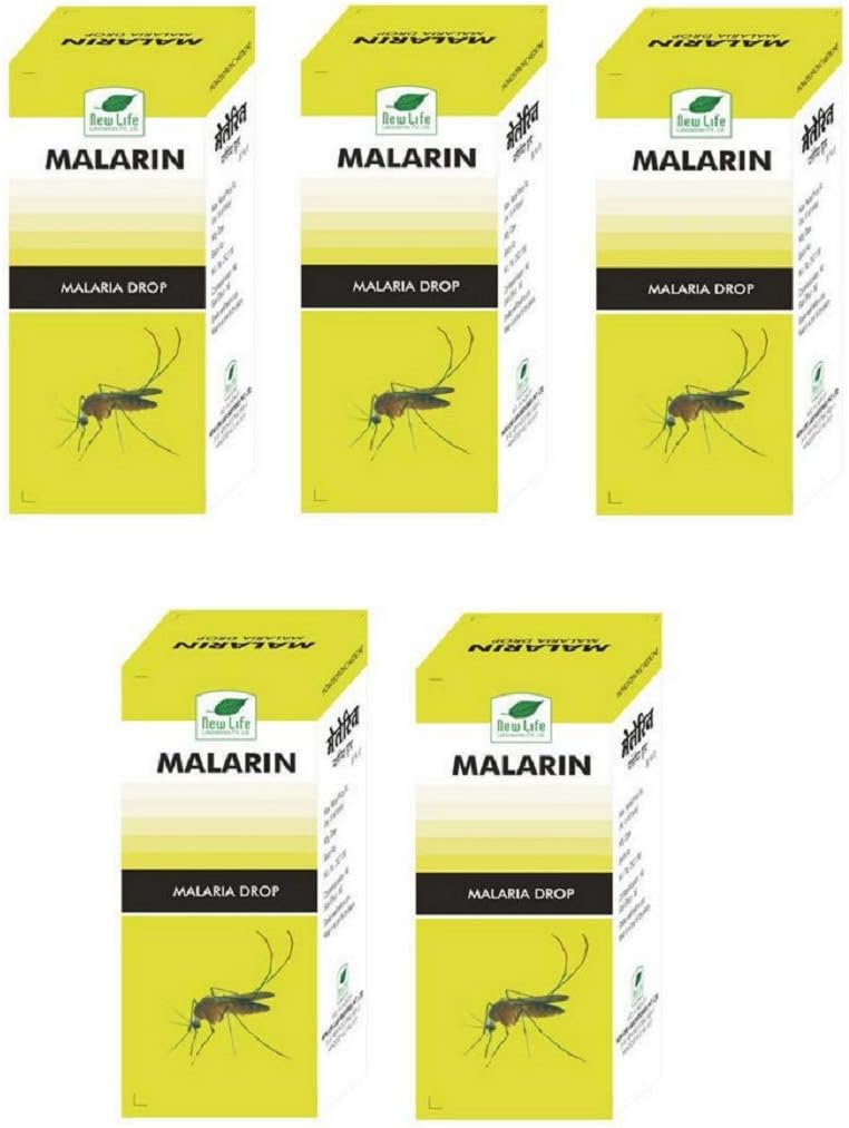 Amazon Com New Life Malarin Drops 30ml Pack Of 5 For Malaria With Shivering Chill Headache Body Ache With Express Shipping Health Personal Care