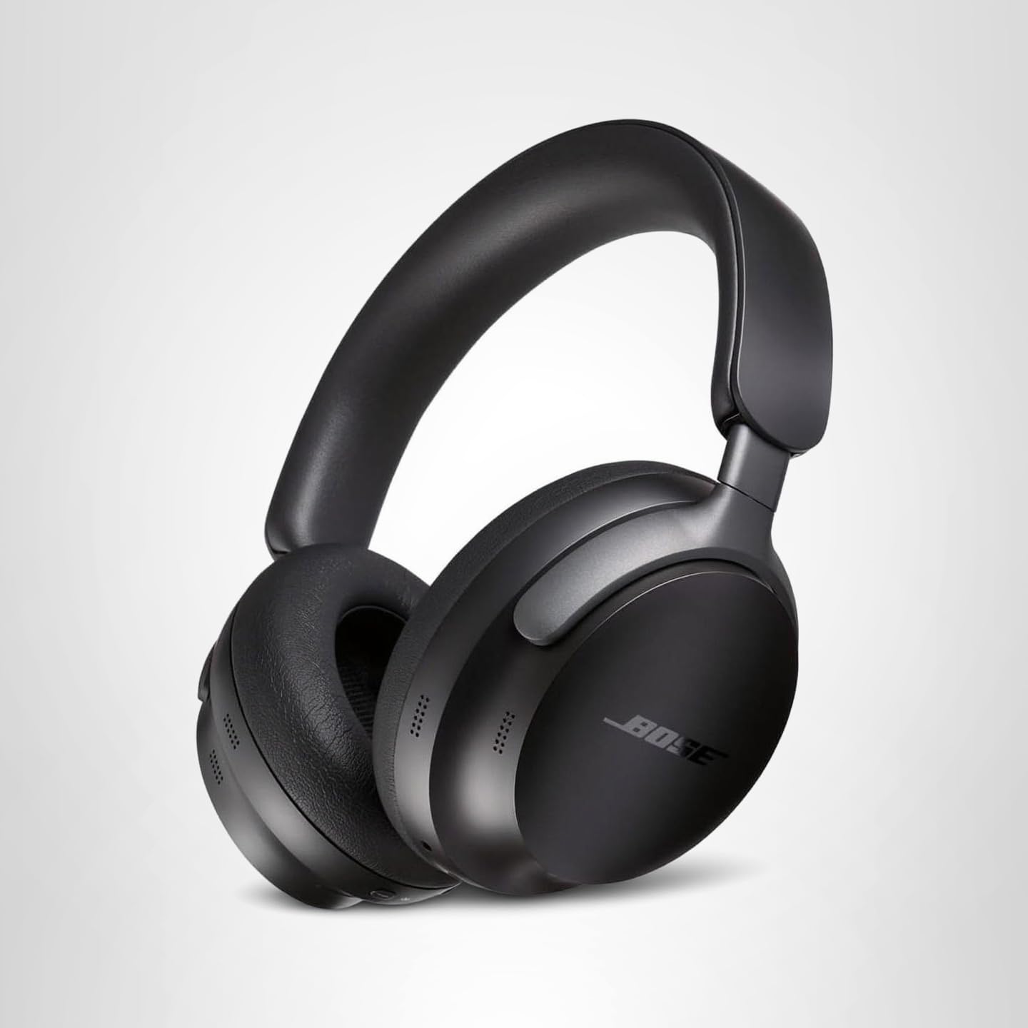 Bose QuietComfort Ultra Bluetooth Headphones, Wireless Headphones with Spatial Audio, Over Ear Noise Cancelling with Mic, Up to 24 Hours of Playtime, Black