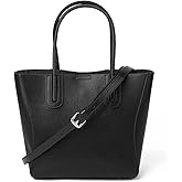 MFFOR Genuine Leather Tote Bag, Shoulder Purse for Women, Top Handle Handbag, Crossbody Bags with Adjustable Strap