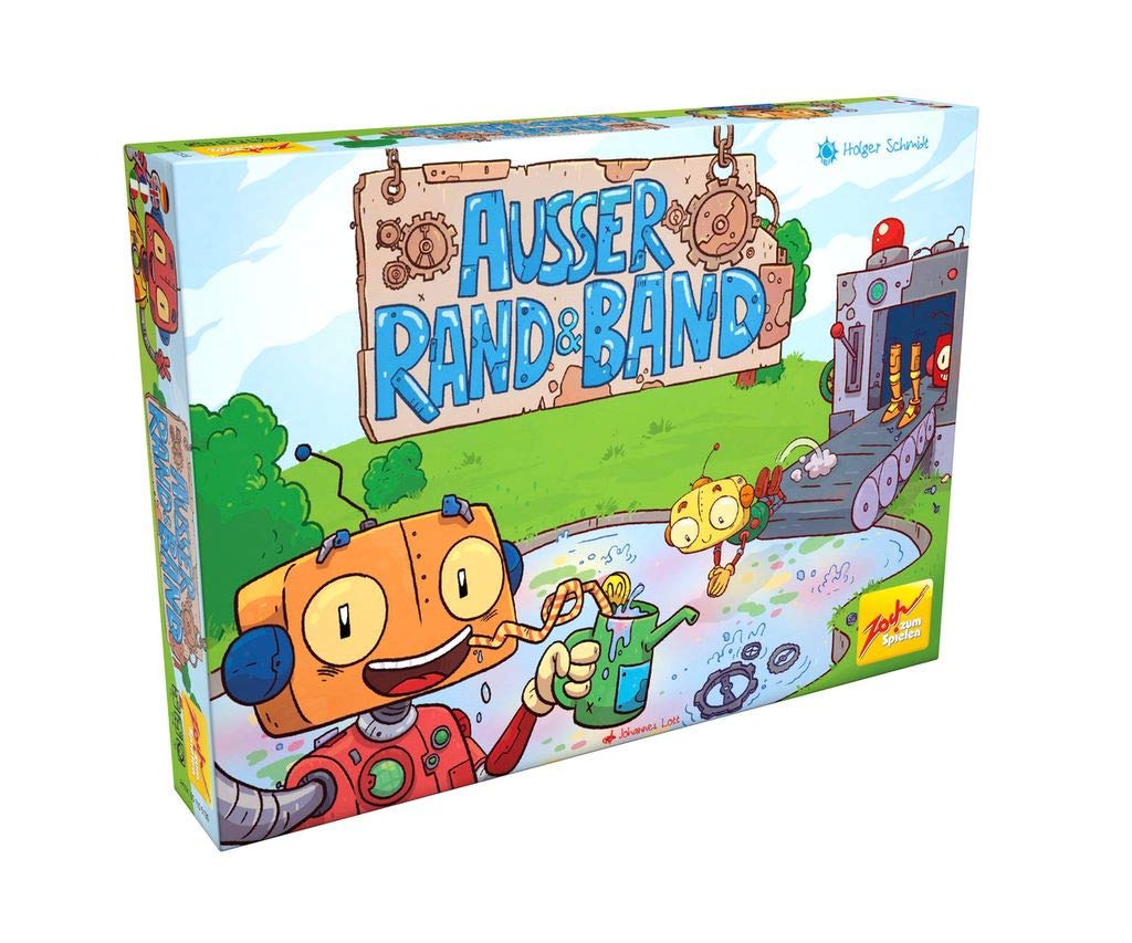 Zoch - Outside edge and band - children's and family game, robot production game for children and adults, 2-4 players, for children from 7 years