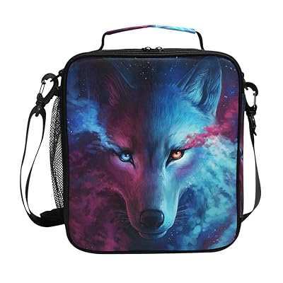 Galaxy Wolf Lunch Box Bag with Adjustable Shoulder Cambodia Ubuy