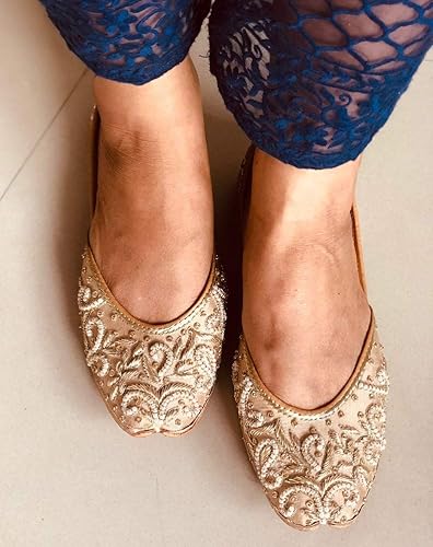 rose gold flats for women