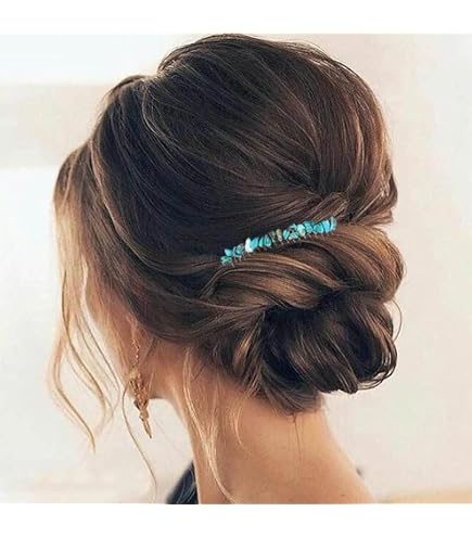 Turquoise Vintage Hair Fork Hairpin Chinese Style Hair Accessory for Women Amazon.com : Beatifufu Vintage Hair Fork Hairpin Chinese  main image 4