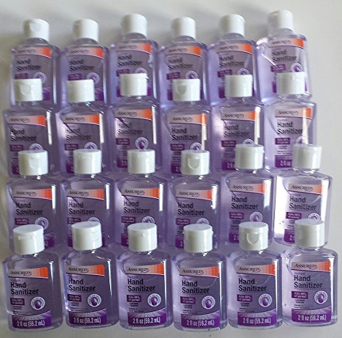 Instant Hand Sanitizer With Aloe And Moisturizers 2 Oz Travel Size - Packaging May Vary (Pack of 24) (Lavender)