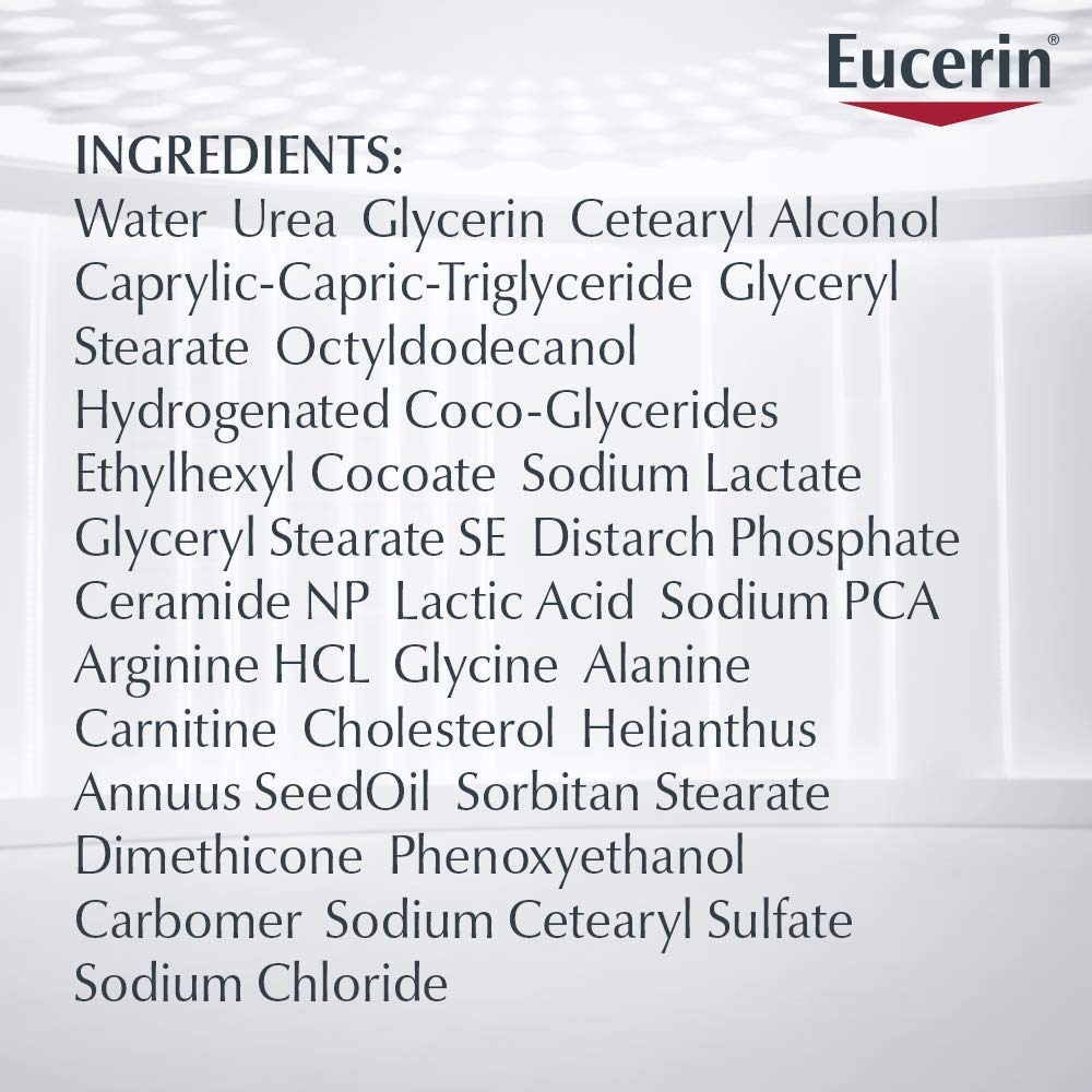 Eucerin Roughness Relief Cream - Smooth Rough and Bumpy Skin - 16 oz. Jar : Beauty