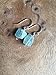 Aquamarine Dangle Earrings Sterling Silver For Women, Aquamarine Earrings Boho, Aquamarine Crystal Earrings, Aquamarine Earrings Drop, Raw Aquamarine Earrings