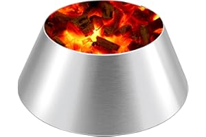 Uniflasy BBQ Whirlpool for Weber Kettle 22, 26.75 Inches WSM Weber Smokey Mountain for Big Green Egg XL Kamado Cone Kettle Charcoal Grill Accessories for Weber Master Touch 22