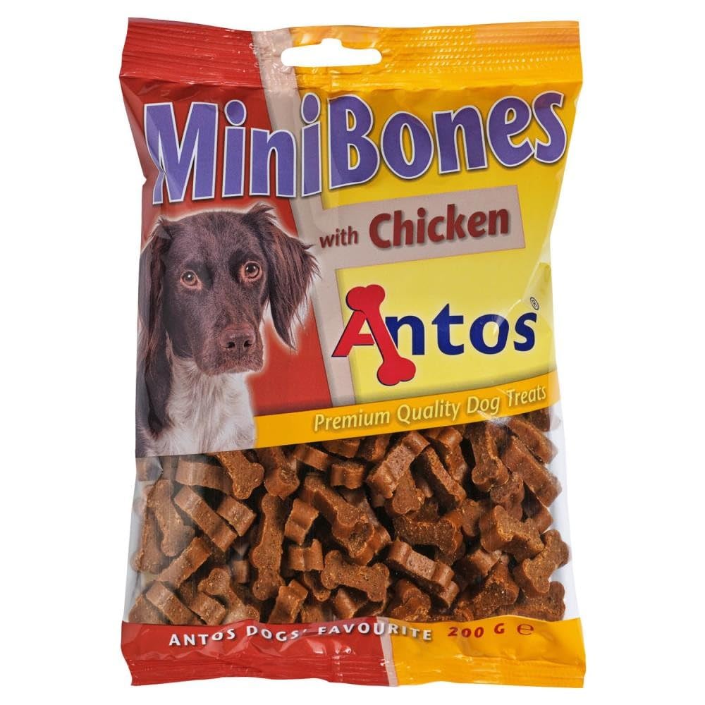 Antos Mini Bones Chicken Dog Treats, 200 g