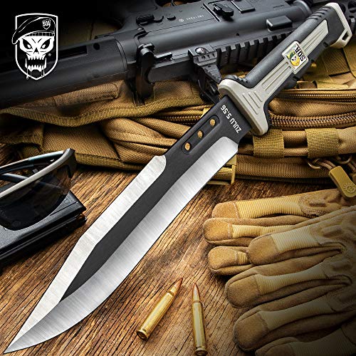 K EXCLUSIVE SOA Zulu 5.56 Combat Knife - Thumbnail 4