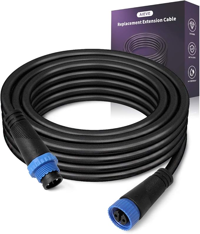 AIEVE Outdoor Extension Cable for Philips Hue Lily,5M Waterproof