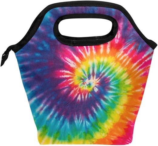 tie dye lunch bag