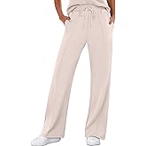 ANRABESS Women's Wide Leg Sweatpants High Waist Baggy Flared Pants Drawstring Athletic Joggers Sweat Pants