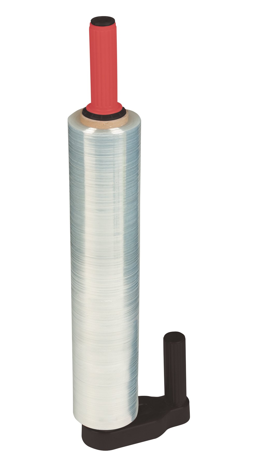 NIPS 140774103 HAND ROLLER for Stretch Film, Suitable for 50mm Core Diameter, Black/Red