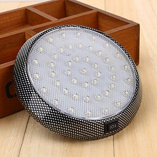 ZYHW DC 12V 46 LED Car Dome Roof Ceiling Interior Light White for Car Truck RV Trailer Camper Motorhome Boat