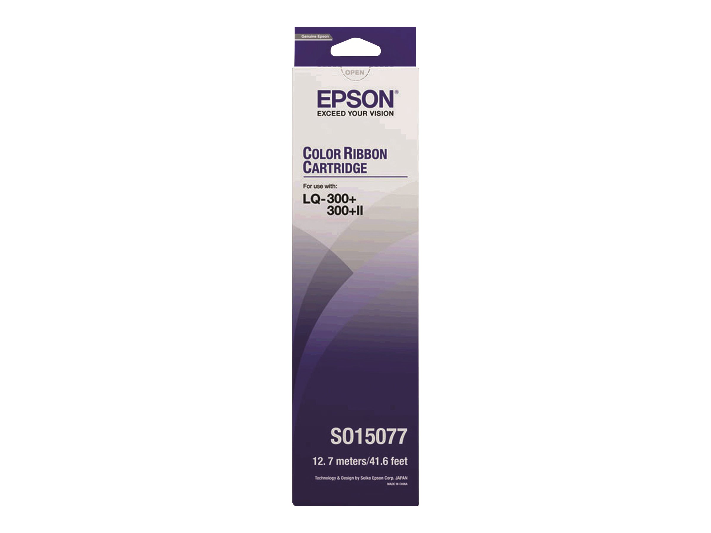 Epson Original - Printer fabric ribbon - 1 x black, yellow, cyan, magenta