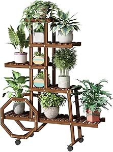 Planta de Soporte de múltiples Capas de Madera Soporte de Flor Flor