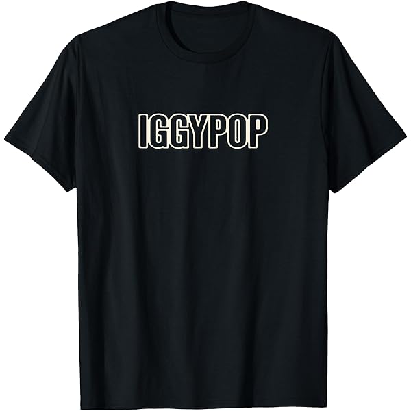 Amazon.com: Iggy Pop Photo T-Shirt : Clothing, Shoes & Jewelry